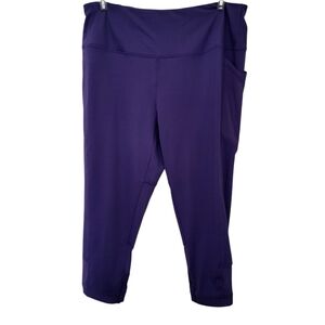 Belle by Kim Gravel Leggings Purple sz XL